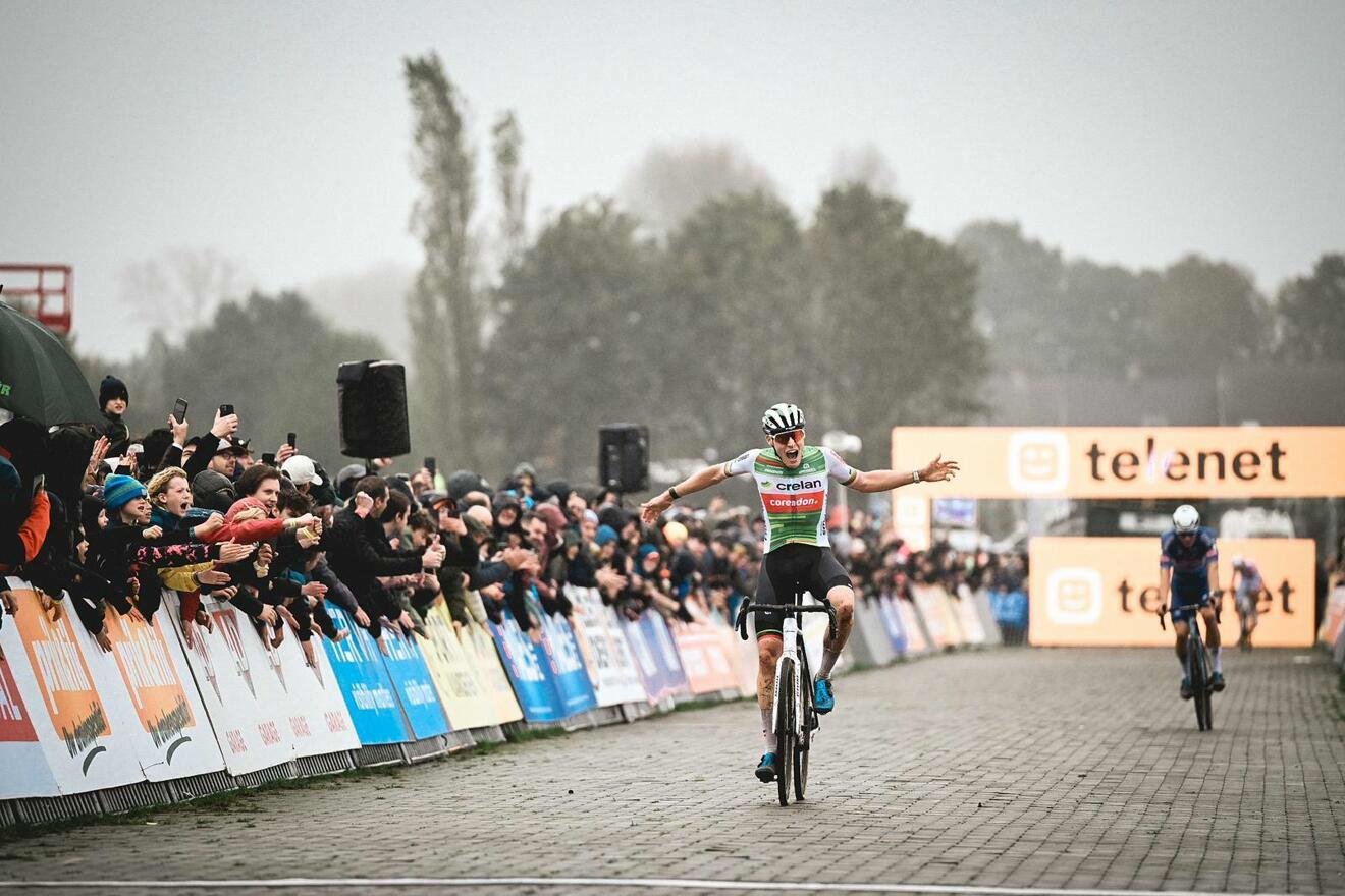 Ruddervoorde is the backdrop for Joran Wyseure's first Superprestige victory