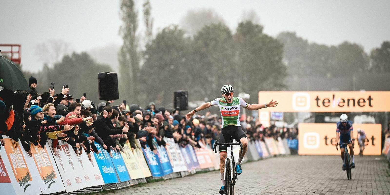 Ruddervoorde is the backdrop for Joran Wyseure's first Superprestige victory